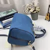 Denim duk crossbody kudde påse axel handväska handväska shopping väskor hobo hantera läder handväskor dragkedja underarm män plånbok ljus yta justerbar rem