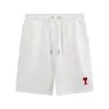 SS Nya miri -shorts älskar broderade fasta färger för kvinnors slingor löst och avslappnad Pure Cotton Capris Sports Beach Pants