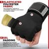 2PCS żelowe rękawiczki bokserskie bokserskie rękawice ręczne rękawice wewnętrzne z długim paskiem nadgarstka MMA MUAY TAI TAI Trening ręczny sprzęt ochronny 240119