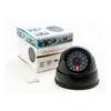 Fake Camera Dome Dummy Home Security Surveillance Indoor/Outdoor Simulation Burglar Alarm With Blinking Red LED