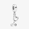 New Arrival 925 Sterling Silver Stethoscope Heart Dangle Charm Fit Original European Charm Bracelet Fashion Jewelry Accessories318W