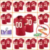 Maillots de football personnalisés en gros Hommes Kansas''City''Chiefs''15 Patrick Mahomes 87 Travis Kelce 10 Tyreek Hill 54 Nick Bolton Femmes Jeunes Custom Red Limited Jersey