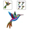 Trädgårdsdekorationer unika konstnärliga delikat kolibri pendent prydnad bärbar återanvändbar3596