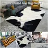 Carpets Creative 3D Leopard / Cow / Tiger Printed Carpet Super Soft Non-Slip Bedroom Salon Room Rapier Home Decoration Mat Fur Drop de Dhkzk