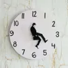 Relógios de parede Ministério de caminhadas bobas relógio temporizador durável para decoração de casa comediante decoração novidade relógio engraçado209d