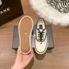 DHgate Vrouw Stof koekje Vrijetijdsschoen Luxe mode lage top Dubbele canvas sneaker Zwart Wit roze Designer schoen buitensport Wandelen Heren trainer Hardloopschoenen