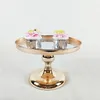 Bakeware Tools Silver&Gold Mirror Cake Stand Electroplating Metal Cupcake Wedding Party Dessert Table Decoration