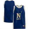 Navy Midshipmen Custom Basketball Jersey #0 Austin Inge #1 Austin Benigni #2 Lysander Rehnstrom #3 Cam Cole #5 Mitch Fischer #6 Jalen White #7 Kam Summers
