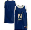 Maillot de basket-ball personnalisé pour hommes des Navy Midshipmen # 0 Austin Inge # 1 Austin Benigni # 2 Lysander Rehnstrom # 3 Cam Cole # 5 Mitch Fischer # 6 Jalen White # 7 Kam Summers