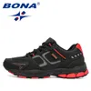 BONA Desigers Action Leather Athletic Sport Shoes Men High Quality Running Man Jogging Trendy Sneakers Zapatillas 240126