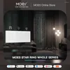 Contrôle de maison intelligente MOES Star Ring Series ZigBee, interrupteur de lumière, variateur et application de vie de rideau, fonctionne avec Alexa Google