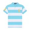 Summer Designer Men's Fashion krótkie t-shirt Wysokiej jakości T-shirt bawełniany haftowany kucyk wzór marki rozmiar m-xxl