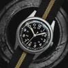 Outros relógios Rdunae Quartz Watch G10 Homenagem Militar 36mm Miyota 2035 Movimento Vidro Mineral Aço Inoxidável 50M Retro Mens Watch J240131