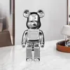 Oggetti decorativi Graffiti 27 cm Figurine violente Bearbrick Miniature Orso Bambola Statua e scultura Soggiorno Camera da letto Libreria Decorazione della casa