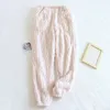 Mulheres sleepwear mulheres calças inverno quente flanela casual casa moda pijama corredores treino jogging