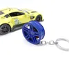 Keychains NCEE 2024 Metal Wheel Keychain Car Fans Modified Pendant With Brake Disc Hand Gift