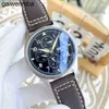 IWCity SUPERCLONE watch Designer Luxury Dial clean factory Automatic Business 6pin Watch Mens Pilot Mechanical Leisure Complex Luminous Large Function Timing 33q