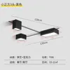 Ceiling Lights Nordic Creative Acrylic Lamp Black White Lron Light Art Living Room Dining Simple Modern LED Bedroom Study