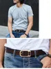 Belts Classic Men's Leather Belt Metal High Quality Car Automatic Buckle Business Work Fashion Casual