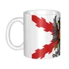 Mugs German Empire Flag Ceramic Mug Anpassat krig Tyskland Greater Reich Eagle Flags Coffee Cup Creative Gift
