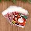 Wrap prezent 100pcs Wesołych świąt