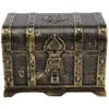 Förvaringsflaskor Pirat Treasure Chest Decorative Keepsake Jewelry Box Plast Toy Boxes Party Decor Stor storlek B