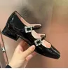 Womens Leather Slingback Heeled Pumps Top Quality Luxury Designer Metal Chain Gold Silver Buckle Dress Shoes Pink Green Black Blue Red Burgundy