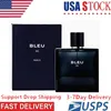 Colônia para homens fragrância bleu com tempo de longa duração perfume spray incenso homem perfume 100ml navio rápido