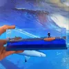 Decorative Figurines Titanic Cruise Ship Fluid Drift Bottle Decoration Hourglass Desk Floating Decompression Toy Gift