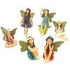 Fairy Garden - 6pcs Miniature Fairies Figurines Accessories for Outdoor or House Decor Fairy Garden Supplies Drop 210823262w