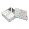 Garrafas de armazenamento Biscoit Tin Box Holder Sugar Case Iron Jar Party Favors Jars Doces Doces Decoração de Bolo