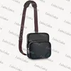 M45439 Cross Body Utility Torka boczna Mężczyźni Messenger Crossbody Torby oryginalna skórzana skórzana designerka na płótnie torebka na ramię