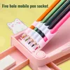 Kawaii Pencil Case wielofunkcyjne Śliczne pudełko Powrót do szkolnych materiałów dla dziewczyn japońskie koreańskie papiery papiernicze