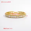 Länkarmband Zhukou Boho Style Armband för kvinnor Rainbow Men High Quality Cubic Zirconia Par Jewelry Wholesale VL331