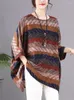 Women's T Shirts Oversized Summer Women Vintage Striped Tshirt Korea Casual Loose Ladies Pullover Cotton T-shirt Big Size Print Tops