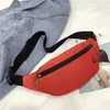 Casual taille tassen nieuwe buiten multi -functionele vaste kleur eenvoudige mode veelzijdige borsttas buiten fitness sporten crossbody tas