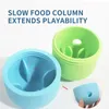 Dog Apparel Slow Feeder Toys Pet Bowl Snacks Silicone Shaking Leakage Food Educational Dispenser Container Puzzle Interactive