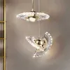 Lâmpadas pendentes Nordic Iluminação Rotatable Multi-Styling Teto Chandelier Luzes Arte Decorativa LED Lâmpada Redonda Home Indoor Living R210P
