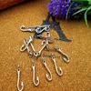 300pcs 20 5 mm DIY Srebrny stopowy stopowy metalowy złącze rybne Uroki Bransoletki DIY Charms273t