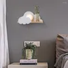 Lampada da parete per camera dei bambini Luce a LED Nordic Soggiorno Camera da letto Comodino Cloud Sconce Illuminazione Corridoio Corridoio Casa Coperta Sfondo