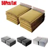 Wrap Prezent 50PCS Lot Foam Koperna Self Sieci Mailery Wyściełane koperty z bąbelkowymi torbami pocztowymi Pakiety Czarne złote srebrne 303U