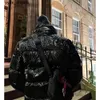 Trapstar Trap Jacket Parka London Down Мужская и женская роскошная брендовая блестящая черная куртка-пуховик с вышивкой XYPL