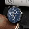 すべてのダイヤル作業Orologio di Lussoの男性は、高品質のレザークォーツクロノグラフムーブメントメンズスポーツウォッチ236iを見るすべてのダイヤル