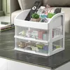 Drawer Makeup Organizer Transparent Desktop Plastic Large Capacity Cosmetic Jewelry Nail Polish Lipstick Storage Boxs 240125