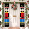 Nutcracker Soldier Banner Christmas Decor For Home Merry Christmas Door Decor Xmas Ornament Happy Year Navidad 2010272100