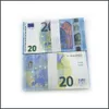 Autres fournitures de fête festives Fake Money Banknote 10 20 50 100 200 US Dollar Euros Réaliste Toy Bar Props Copie Devise Film Faux Dhurk5U1G