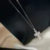 GRAFE Necklace for Woman Peach Heart Cut Diamond Jewelry Official Reproductions Sier Diamond European Size Brand Designer Anniversary Gift 017