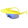 Lunettes de plein air sport lunettes de soleil anti-soleil hommes femmes lunettes de vélo avec capuchon UV 400 lunettes de Protection pour cyclisme ski