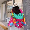 Foulards crème solaire châle été mousseline de soie silencieux écharpe femmes en plein air enveloppement doux bandana foulard femme plage