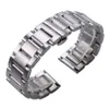 Bracelets de montre en acier inoxydable 316L solide argent 18mm 20mm 22mm Bracelet de montre en métal Bracelet de montres Bracelet CJ191225185Q